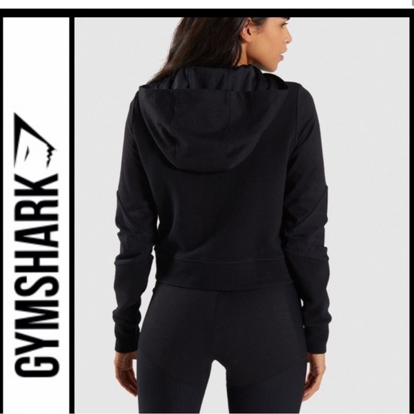 Gymshark True texture bomber hoodie M - Picture 5 of 6